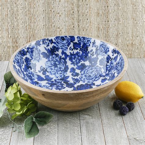 Confessions of a pioneer woman: The Pioneer Woman 11.5" Heritage Floral Wood Serving Bowl ...