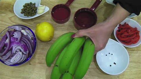 Elbas Guineos Verdes En Escabeche Pickled Green Bananas Recipe