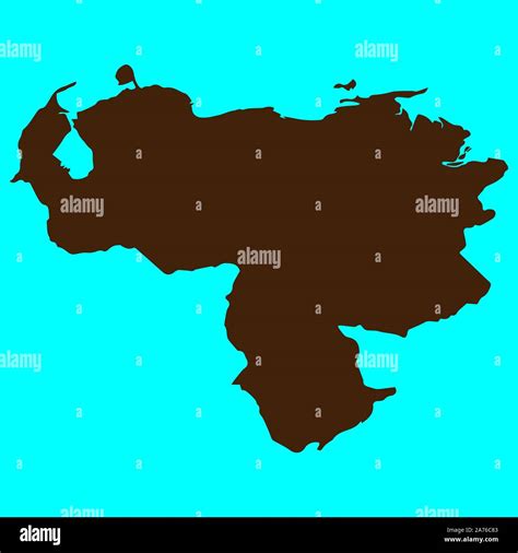 Venezuela Map Vector Illustration Eps 10 Stock Vector Image And Art Alamy
