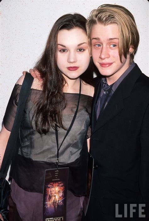 Macaulay Culkin And Rachel Miner At Film Premiere For Star Wars The Phantom Menace In Nyc May