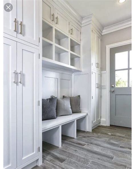 Example of mudroom and laundry room combo. Top 70 Best Mudroom Ideas - Secondary Entryway Designs