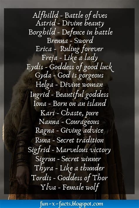 Female Viking Names Norse Top Oldtop 20 Female Viking Names Old