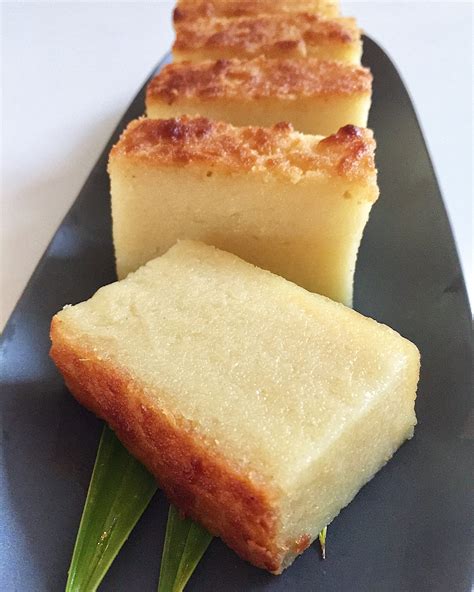 Kueh Bingka Ubi Baked Tapioca Cake With Images Food Tapioca Cake