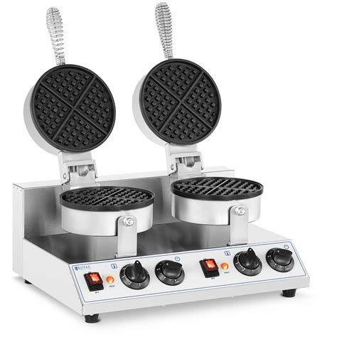 Dual Round Waffle Maker 2600 W Uk