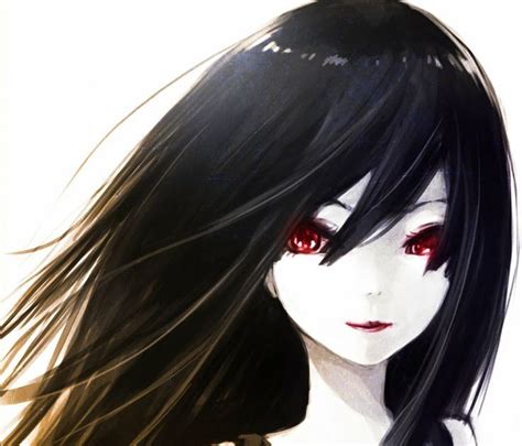 Black Hair Vampire Anime Girl