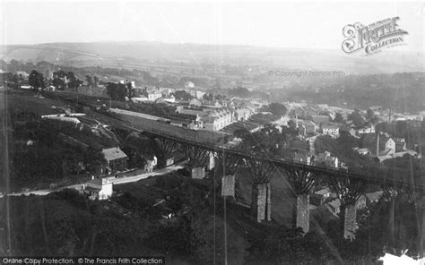 Photo Of St Austell From Above The Railway Bridge C1884
