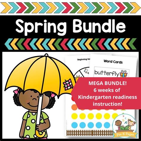See more ideas about thanksgiving preschool. Pre-K Spring Themes Mega Bundle - Pre-K Pages in 2020 ...