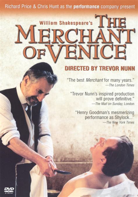 The Merchant Of Venice 2001 Trevor Nunn Synopsis Characteristics