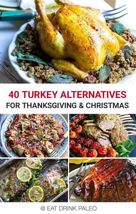 You can substitute any meat here: 35+ Thanksgiving Turkey Alternatives (And For Christmas) | Paleo thanksgiving recipes, Turkey ...