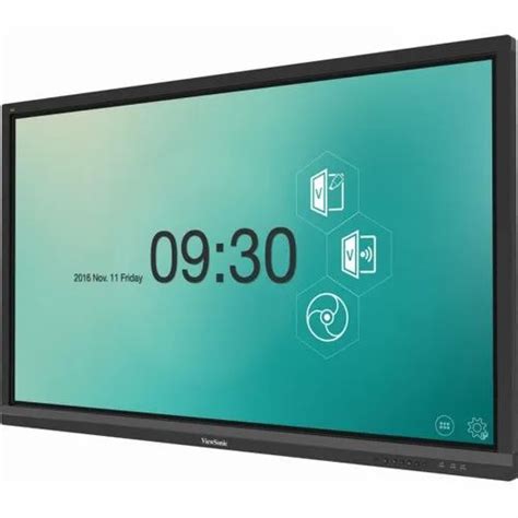 Led Black Viewsonic Advance 75 Inch Ultra Hd 4k Interactive Flat Panel