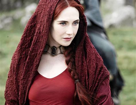 Red Priestess Melisandre Game Of Thrones Cast