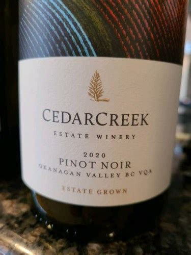 Cedar Creek Estate Winery Pinot Noir Vivino Us