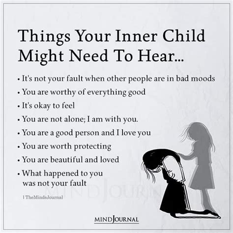 Things Your Inner Child Might Need To Hear