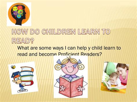 Ppt How Do Children Learn To Read Powerpoint Presentation Free