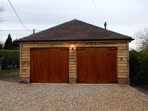 New Detached Double Garage Traditional Garage Hampshire By Lfa