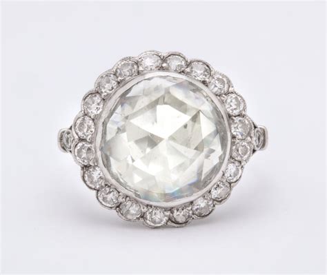 Antique 5 Ct Rose Cut Diamond Ring