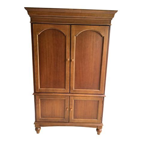 Pottery Barn Wooden Armoire Chairish