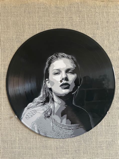 Taylor Swift Vinyl Record Art Etsy