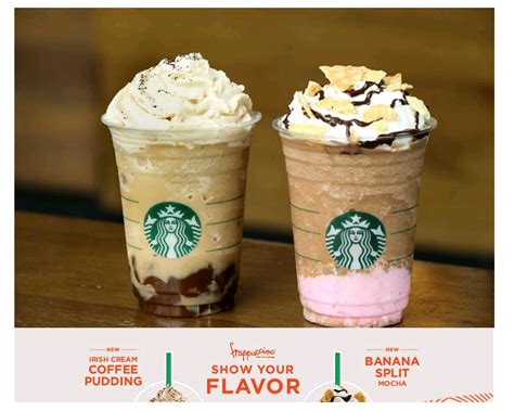 Introducing Starbucks New Banana Split Mocha Frappuccino And Irish