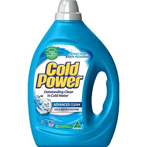 Cold Power Advanced Clean Laundry Detergent Liquid 2l Woolworths