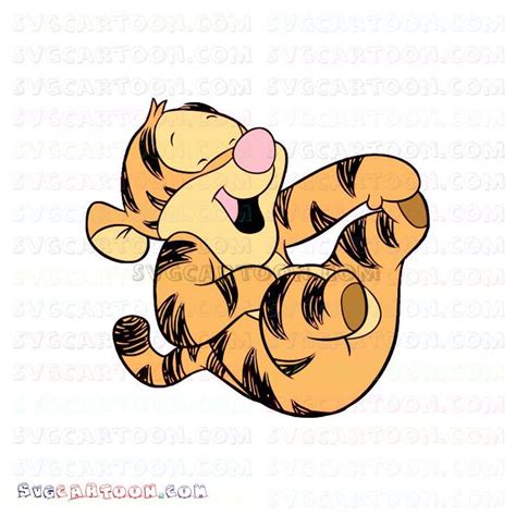 Baby Tigger Laughing Winnie The Pooh Svg Dxf Eps Pdf Png Winnie The