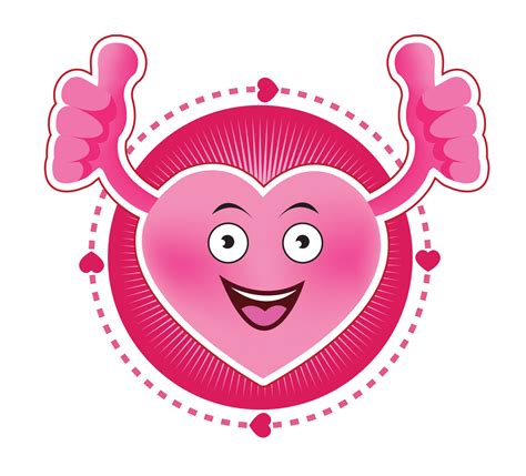 Cartoon Smiling Heart Icon 9000128 Vector Art At Vecteezy