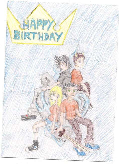 Percy Jackson Birthday Card By Themuzbo On Deviantart