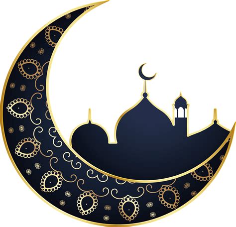 Download Eid Mubarak Moon Png Png Image With No Background