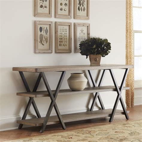 Remodelaholic Diy Double X Console Table Farmhouse Console Table