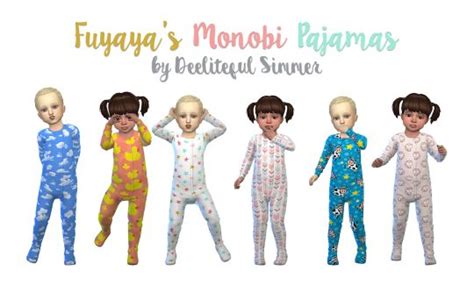 Sims 4 Ccs The Best Toddlers Pyjamas By Deeliteful Simmer Sims4
