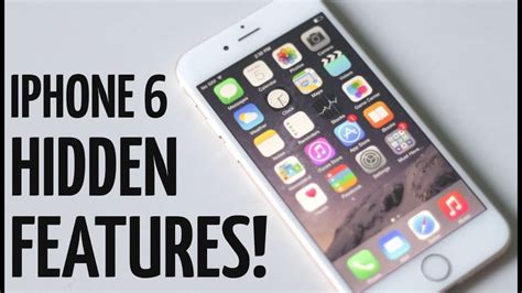 15 Hidden Features Of Iphone 6 Useful Features You Didnt Know About