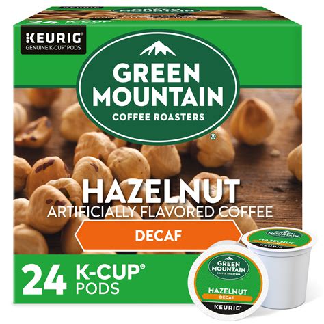 Green Mountain Coffee Hazelnut Decaf Coffee Keurig Single Serve K Cup