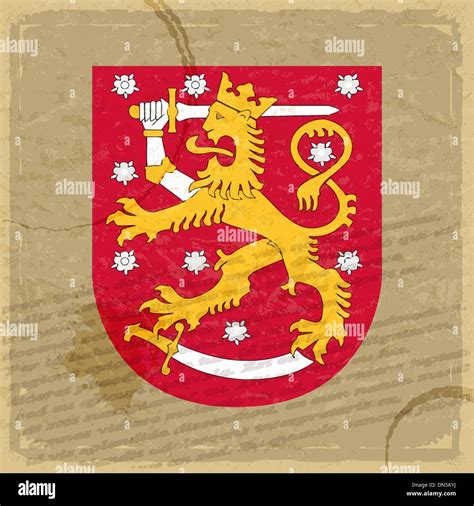National Coat Arms Finland High Resolution Stock Photography And Images