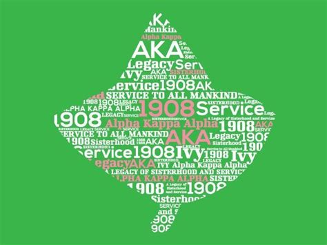 Founders Day Mank Alpha Kappa Alpha Sorority Sisterhood Atari Logo