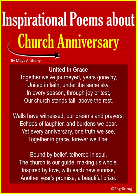 10 Best Poems For Church Anniversary Spiritual And Inspirational Engdic