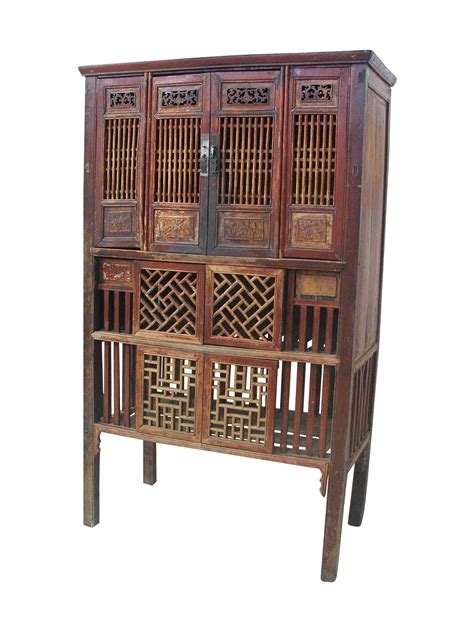Antique Chinese Cabinet with Original Lacquer on Chairish ...