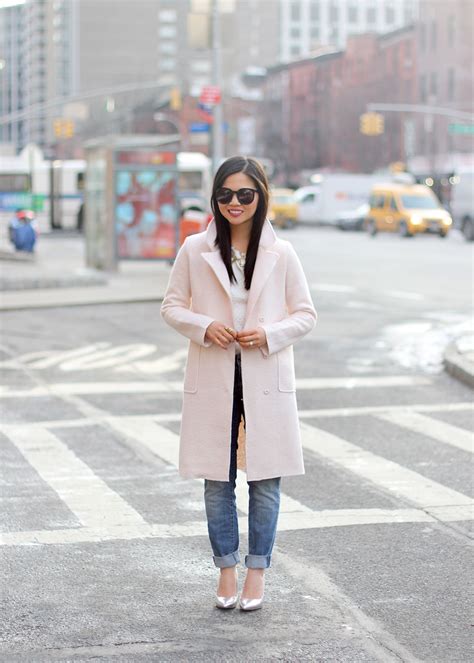 Pale Pink Coat Skirt The Rules Nyc Style Blogger