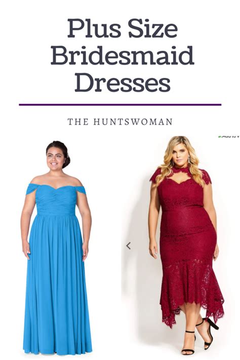 13 Brands That Carry Flattering Plus Size Bridesmaids Dresses Where