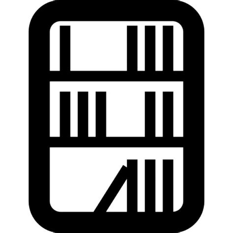 Books In A Library Icons Free Download