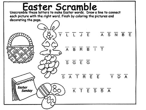 You may also enjoy 8 fun easter crafts for kids. Easter Scramble | crayola.com.au