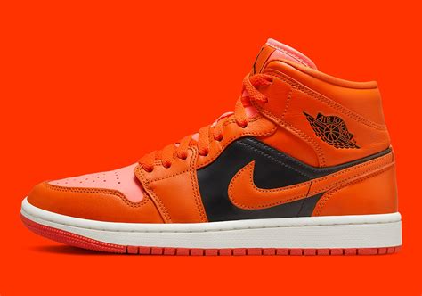 Restock Air Jordan 1 Mid Se W Rush Orange — Sneaker Shouts