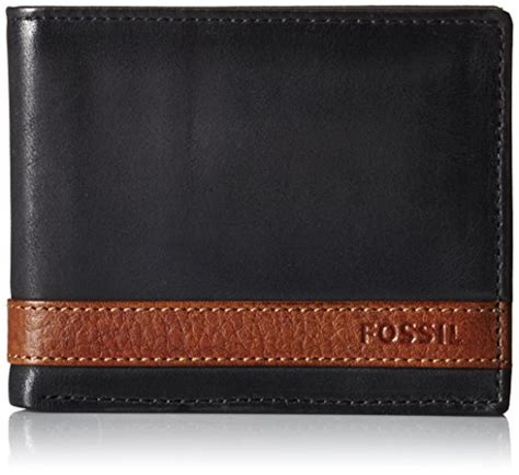 Fossil Mens Quinn Leather Bifold Wallet Buy 100 Pure Leather