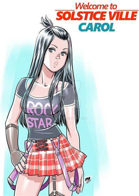 Art By Tekuho Carole Rockstar Anime Comics