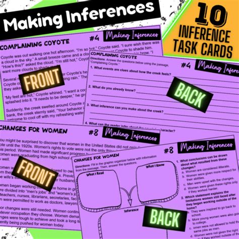 reading comprehension task cards mega bundle test prep made by teachers