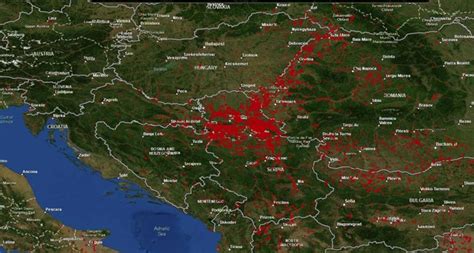 Mapa Srbije Satelitski Snimak 2011