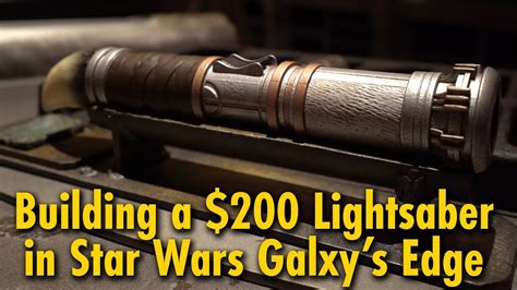 Building a lightsaber is one of the most important skills for a star wars jedi. We Built a $200 Lightsaber at Star Wars: Galaxy's Edge ...