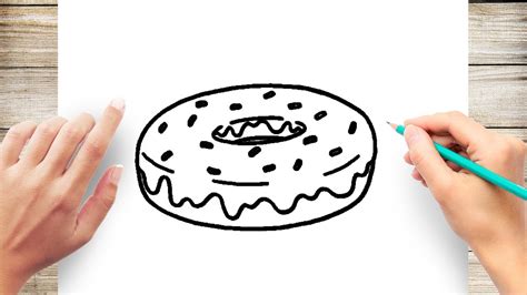 How To Draw Donut Easy Youtube