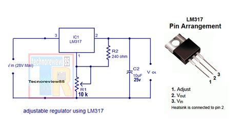 How To Make Voltage Regulator Circuit Using Ic Lm 317 Techno Review 85