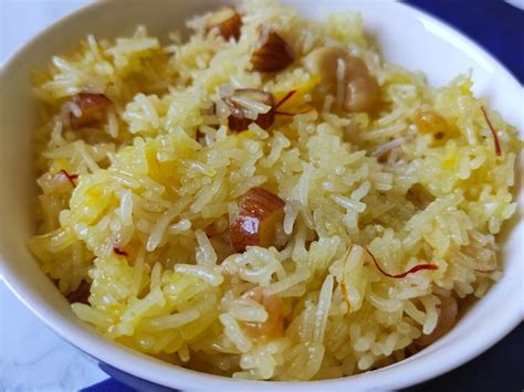 Sweet Rice Recipe Meethe Chawal Zarda Pulao A Quick And Easy Dessert