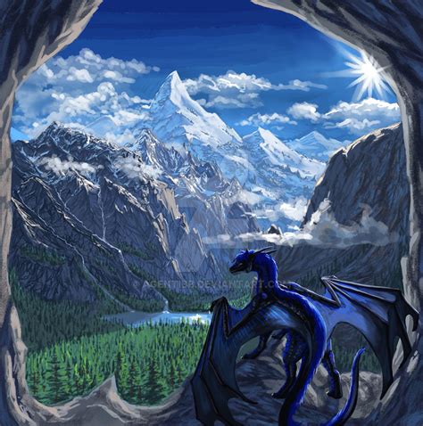 Dragons View Of The Cave By Agentibb On Deviantart